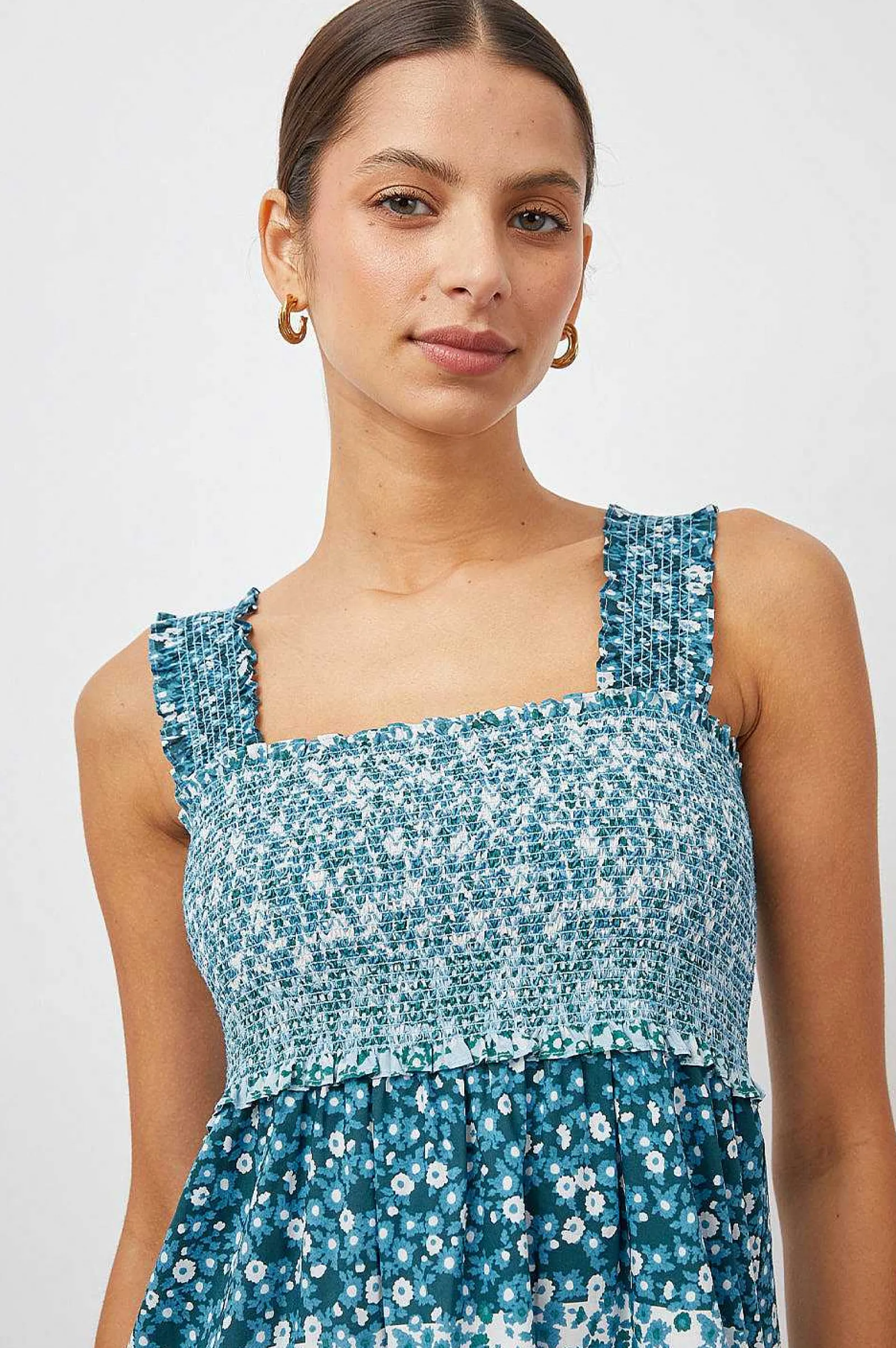 Vrouwen Rails Rumi Jurk - Gestreept Bloemen