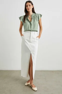 Vrouwen Rails Ruthie Top - Sage Denim