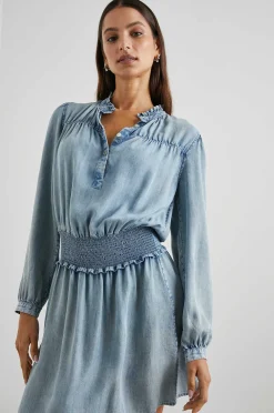 Vrouwen Rails Shawna Jurk - Med Vintage Cloud Wash