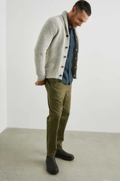 Heren Rails Shepley Vest - Natuurlijke Haver