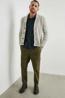 Heren Rails Shepley Vest - Natuurlijke Haver