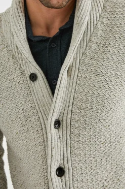 Heren Rails Shepley Vest - Natuurlijke Haver