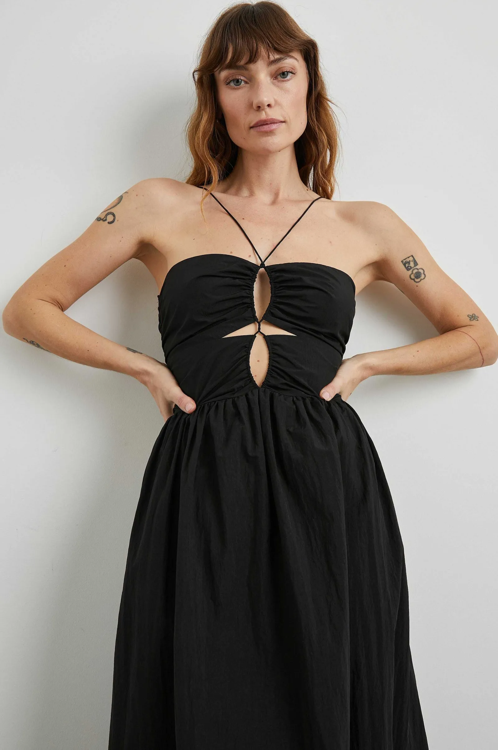 Vrouwen Rails Silvia Jurk - Zwart Nylon