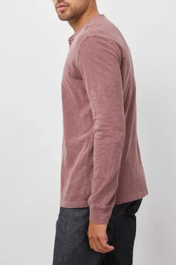 Heren Rails Skhi Henley - Baksteen