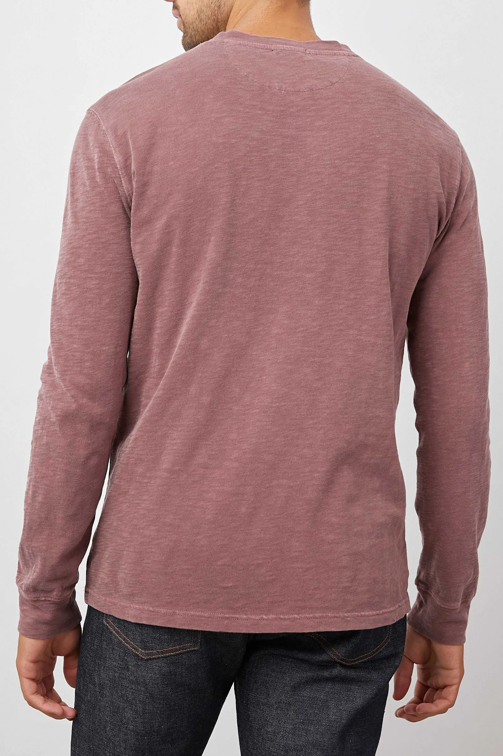 Heren Rails Skhi Henley - Baksteen