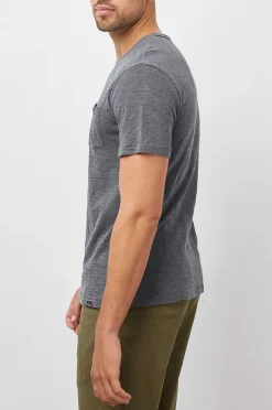 Heren Rails Skipper T-Shirt - Faded Marine