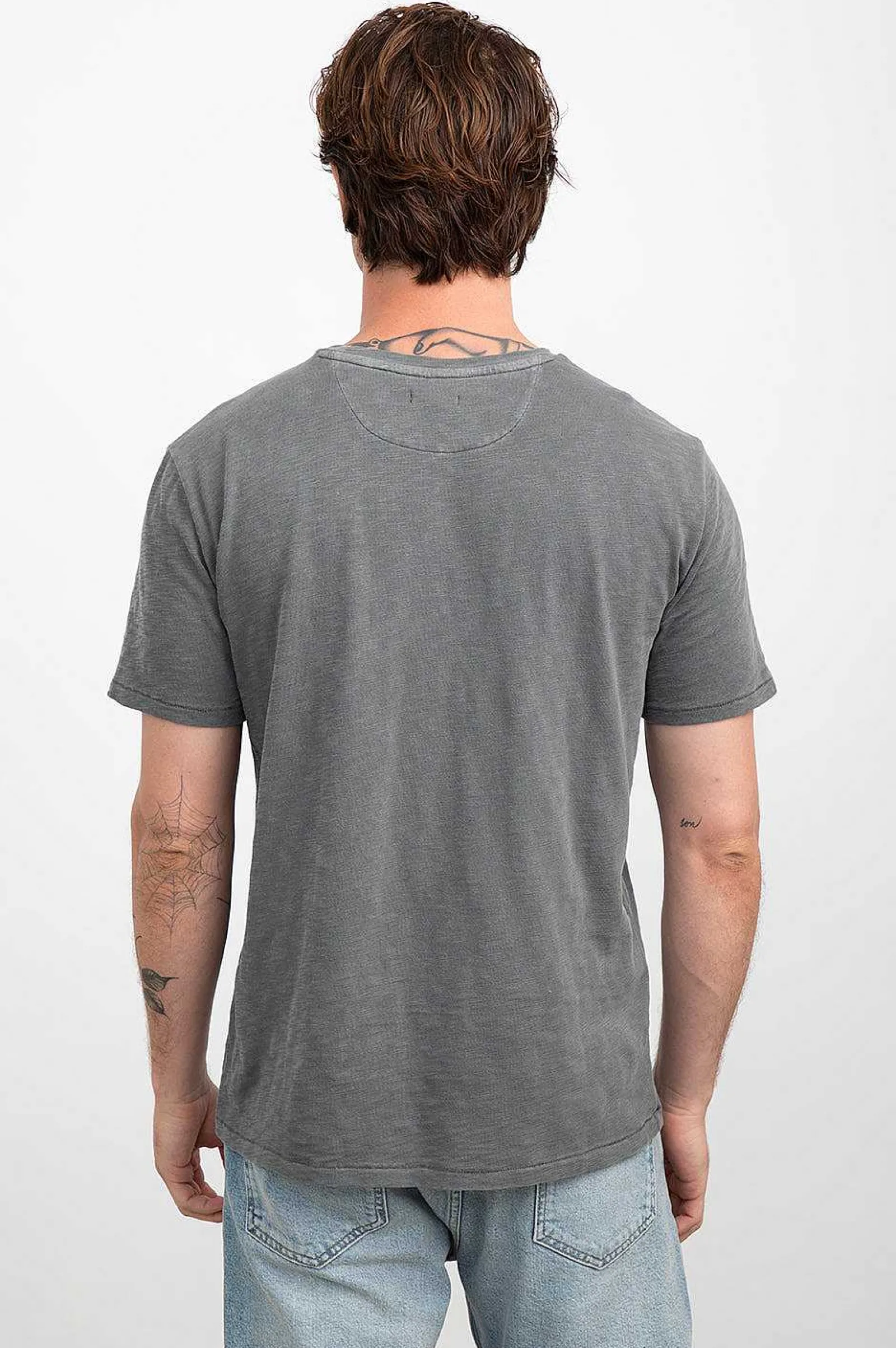 Heren Rails Skipper T-Shirt - Gewassen Zwart