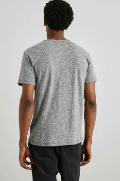 Heren Rails Skipper T-Shirt - Heide Grijs