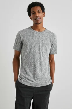Heren Rails Skipper T-Shirt - Heide Grijs