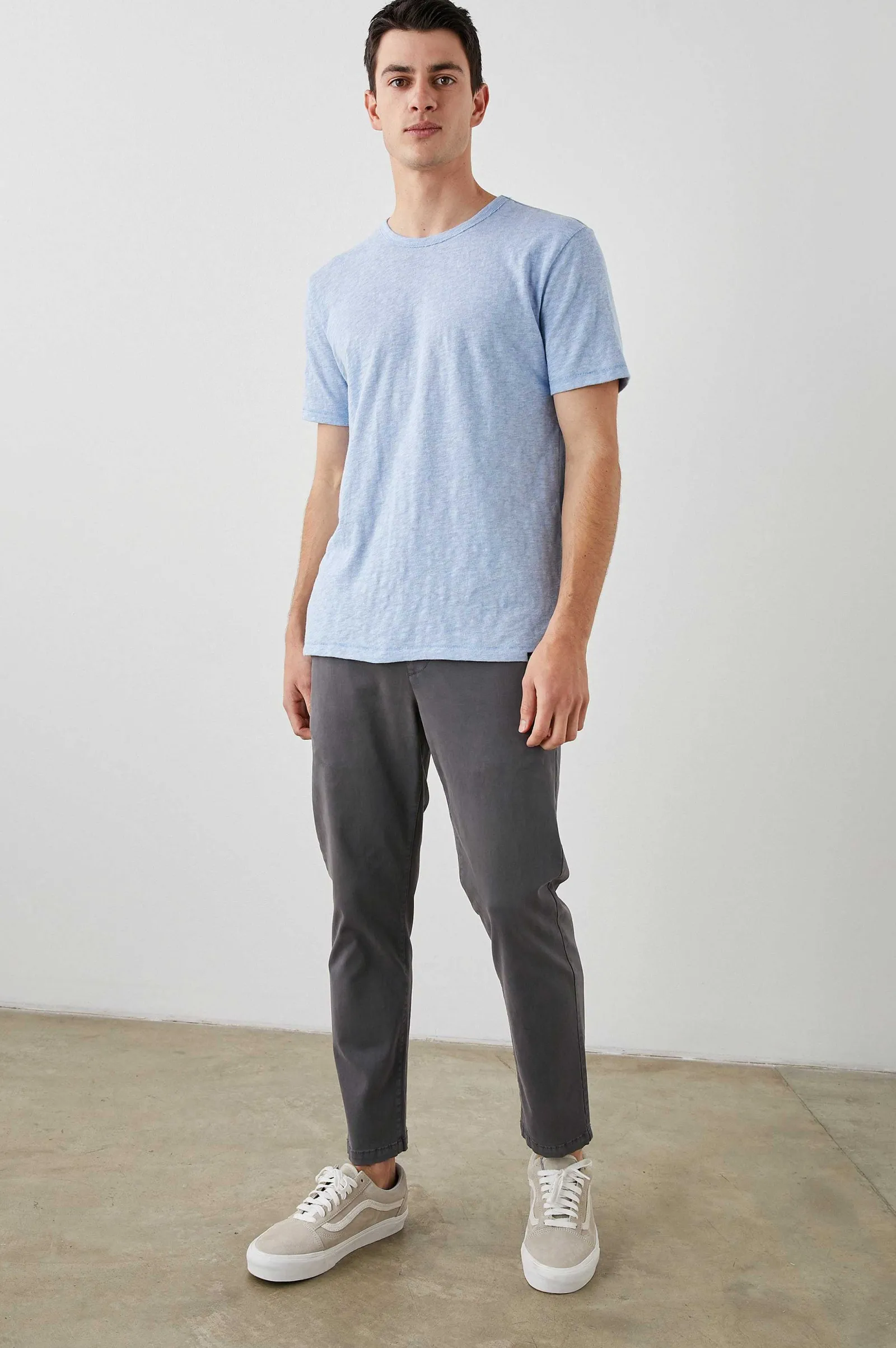 Heren Rails Skipper T-Shirt - Mirage Heather