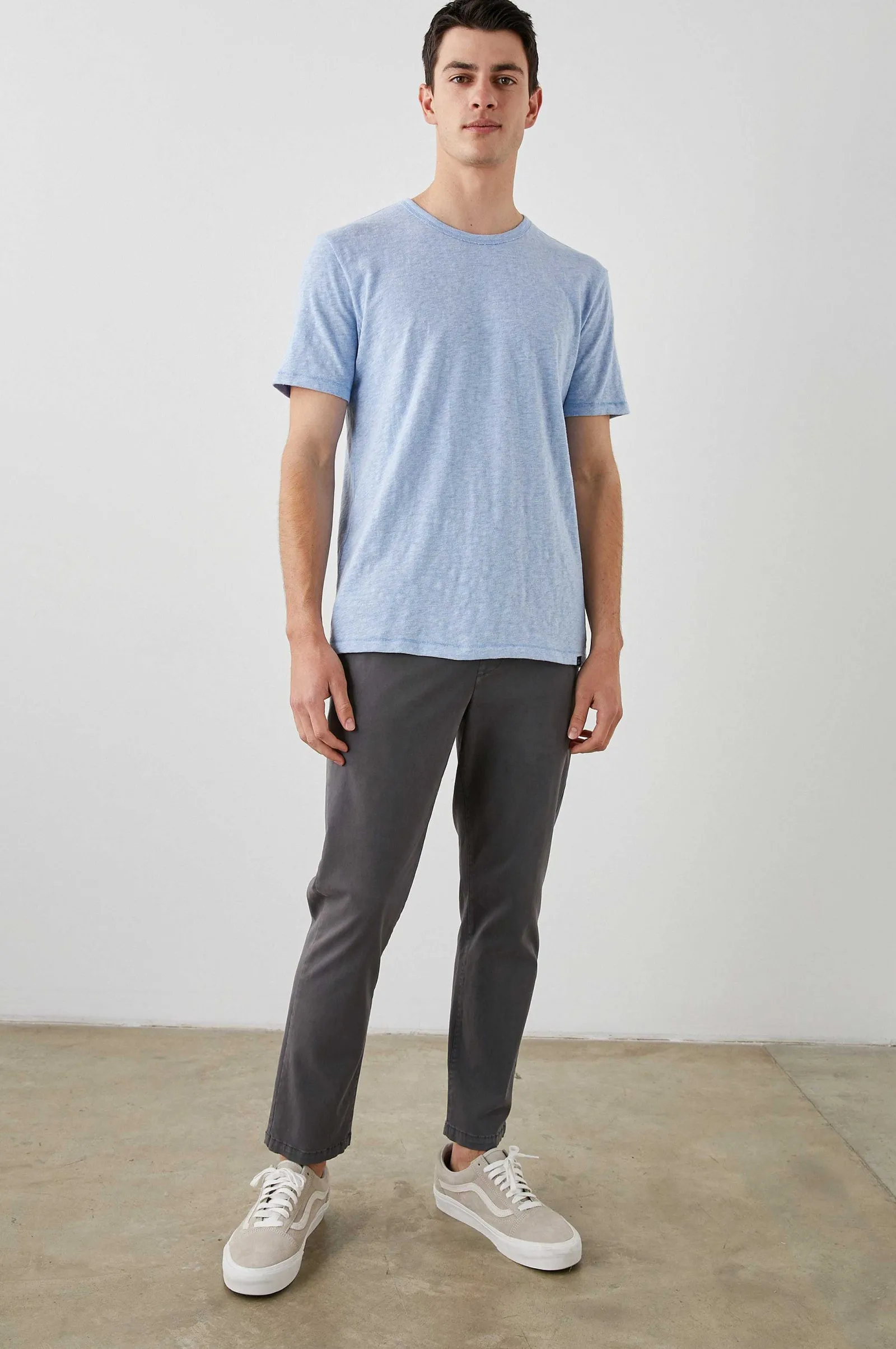 Heren Rails Skipper T-Shirt - Mirage Heather