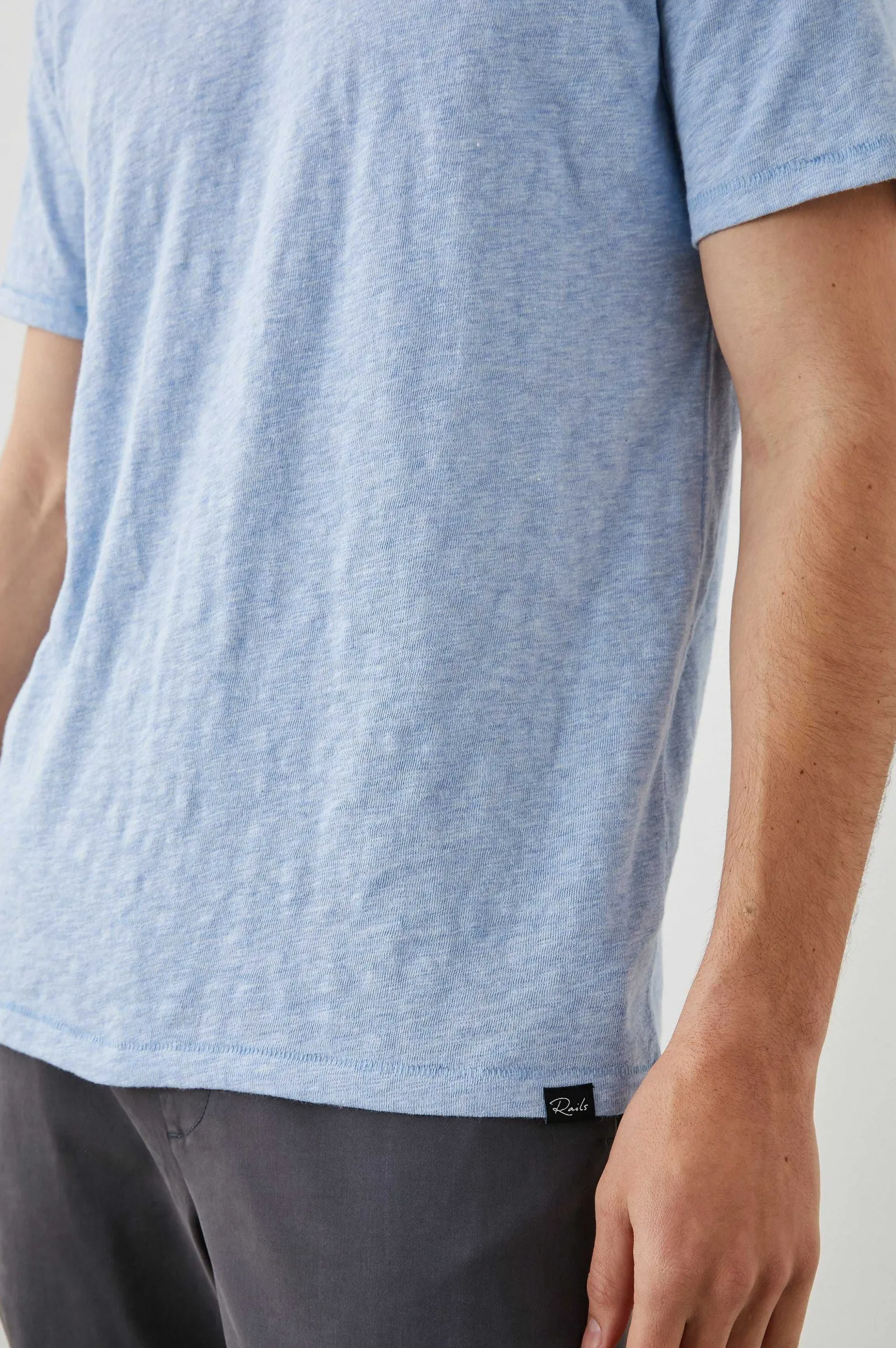 Heren Rails Skipper T-Shirt - Mirage Heather