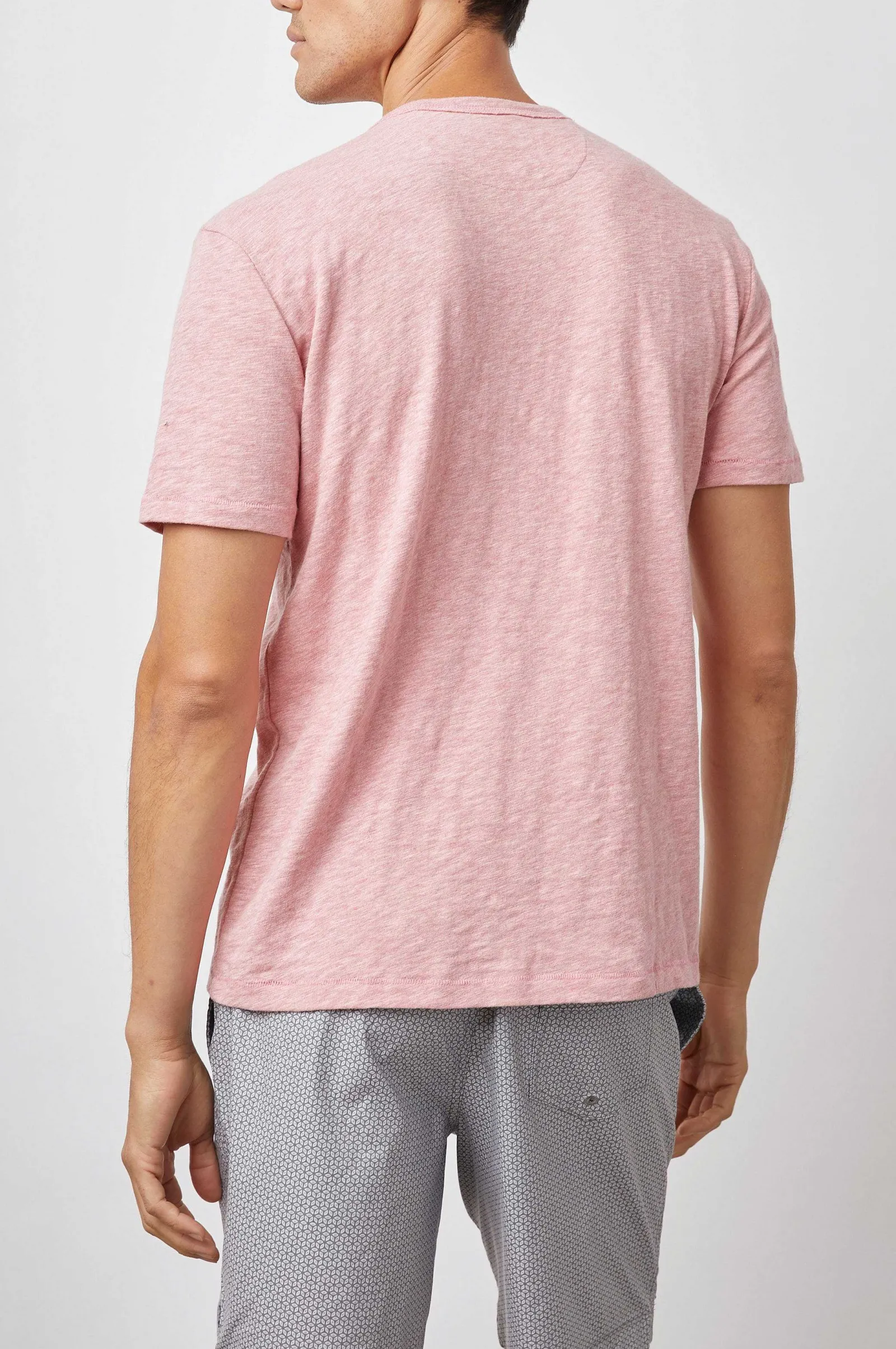 Heren Rails Skipper T-Shirt - Rose Heather