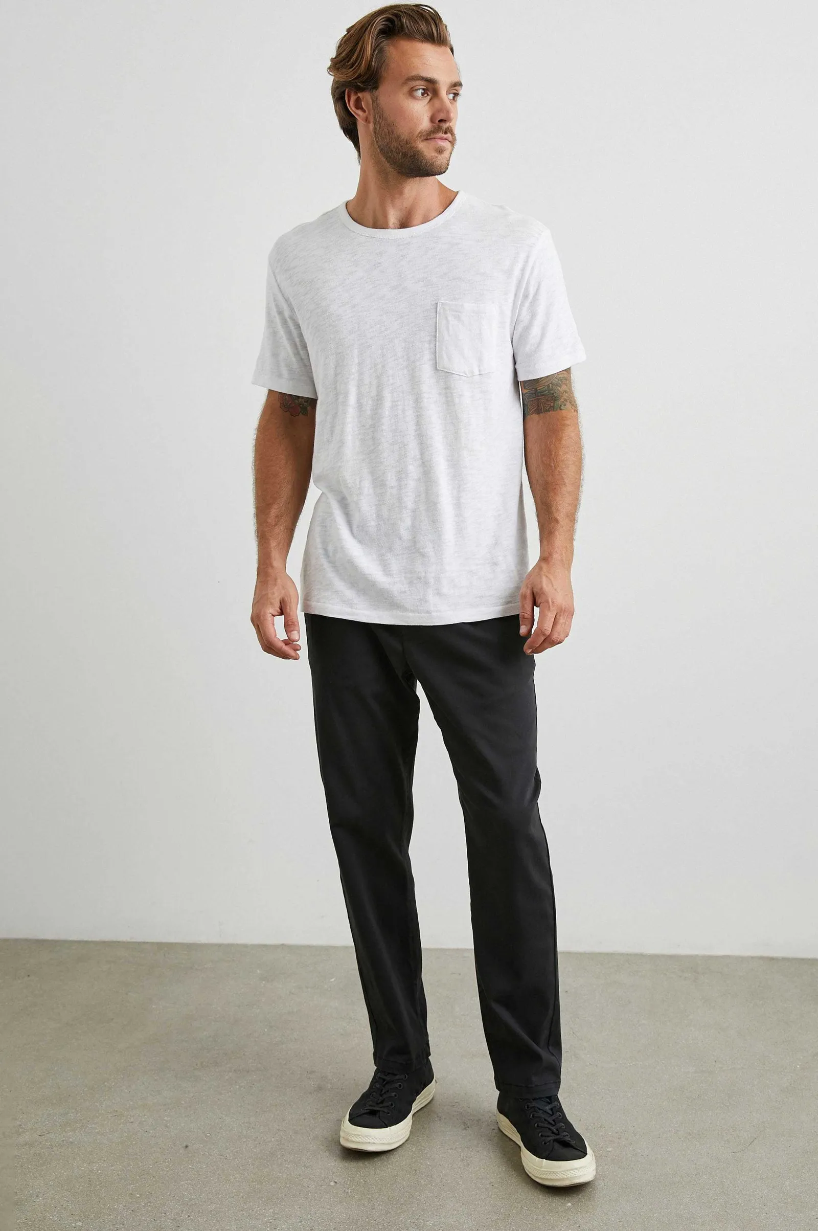 Heren Rails Skipper T-Shirt - Wit