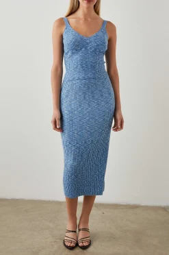 Vrouwen Rails Sky Top - Blauwe Multi Ruimteverf