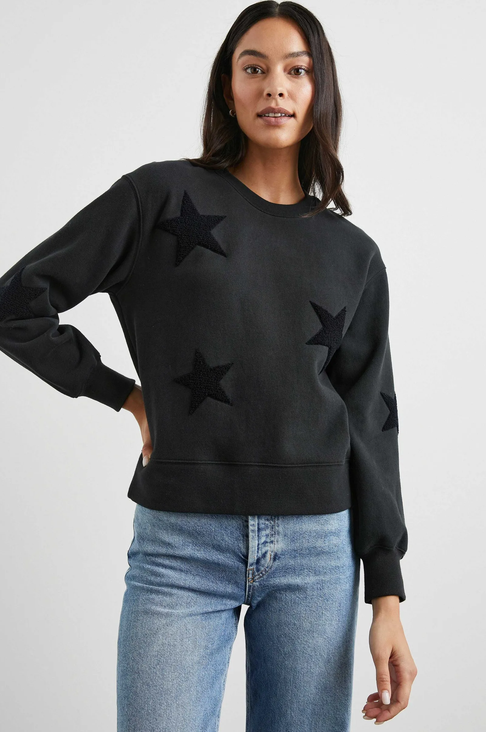 Vrouwen Rails Sonia Sweatshirt - Zwart