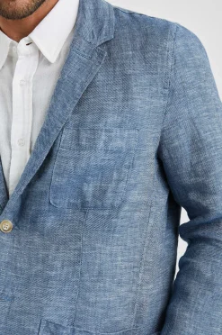 Heren Rails Sorrento Blazer - Blauwe Mirage