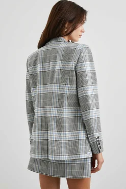 Vrouwen Rails Stanton Blazer - Cacao Sky Check