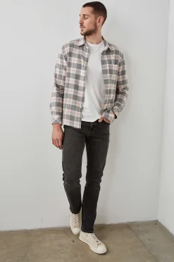 Heren Rails Sussex Shirt - Houtskool Heather Garnal