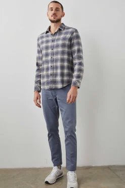 Heren Rails Sussex Shirt - Pijlwoot Flint Melange