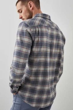 Heren Rails Sussex Shirt - Pijlwoot Flint Melange