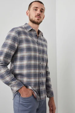 Heren Rails Sussex Shirt - Pijlwoot Flint Melange