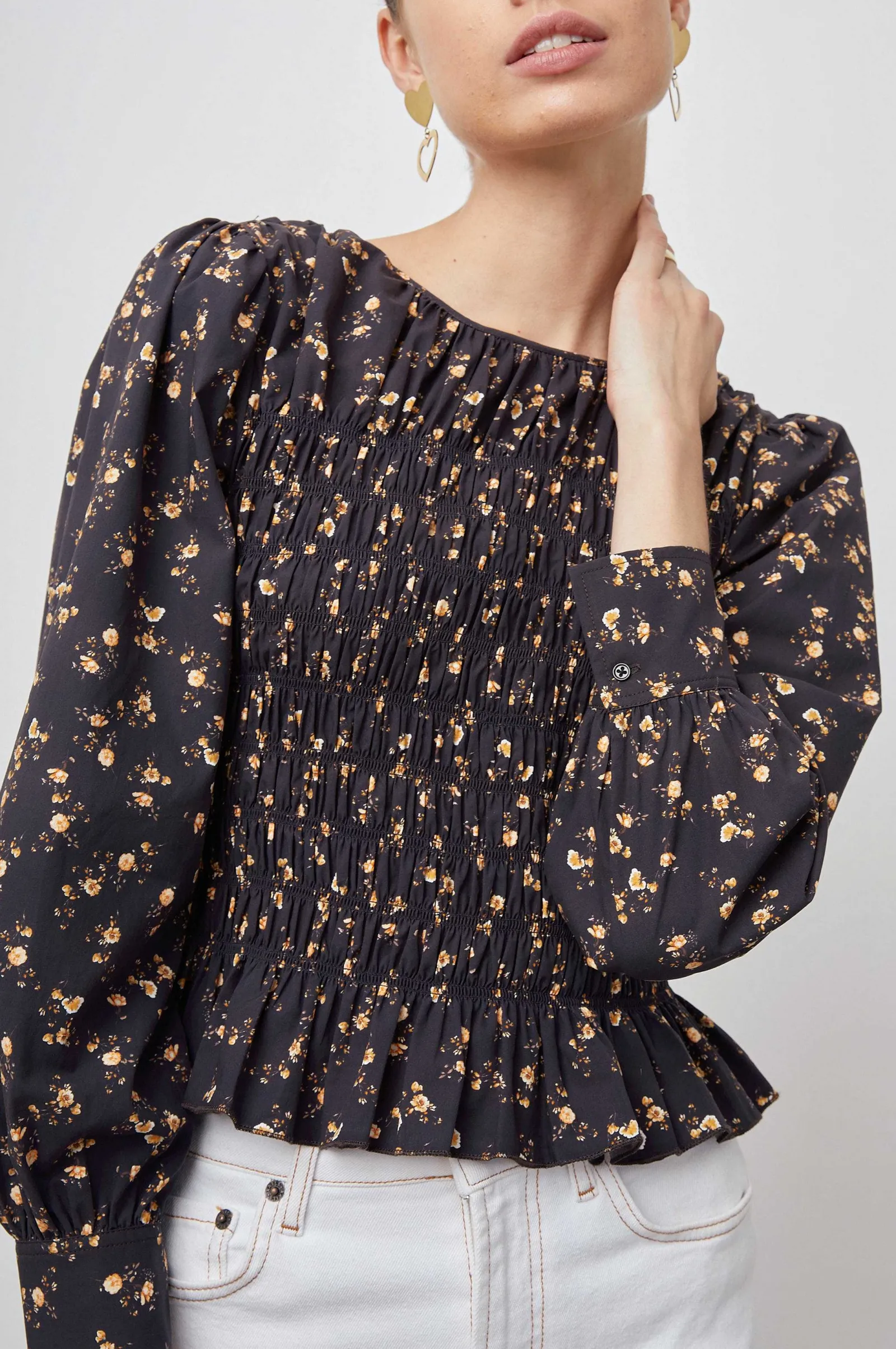 Vrouwen Rails Tabi Top - Romantische Bloemen