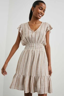 Vrouwen Rails Tara Jurk - Palo Santo Streep