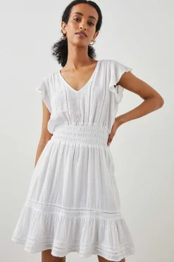 Vrouwen Rails Tara Jurk - Wit Kant Detail