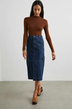 Vrouwen Rails Tasha Rok - Raw Denim