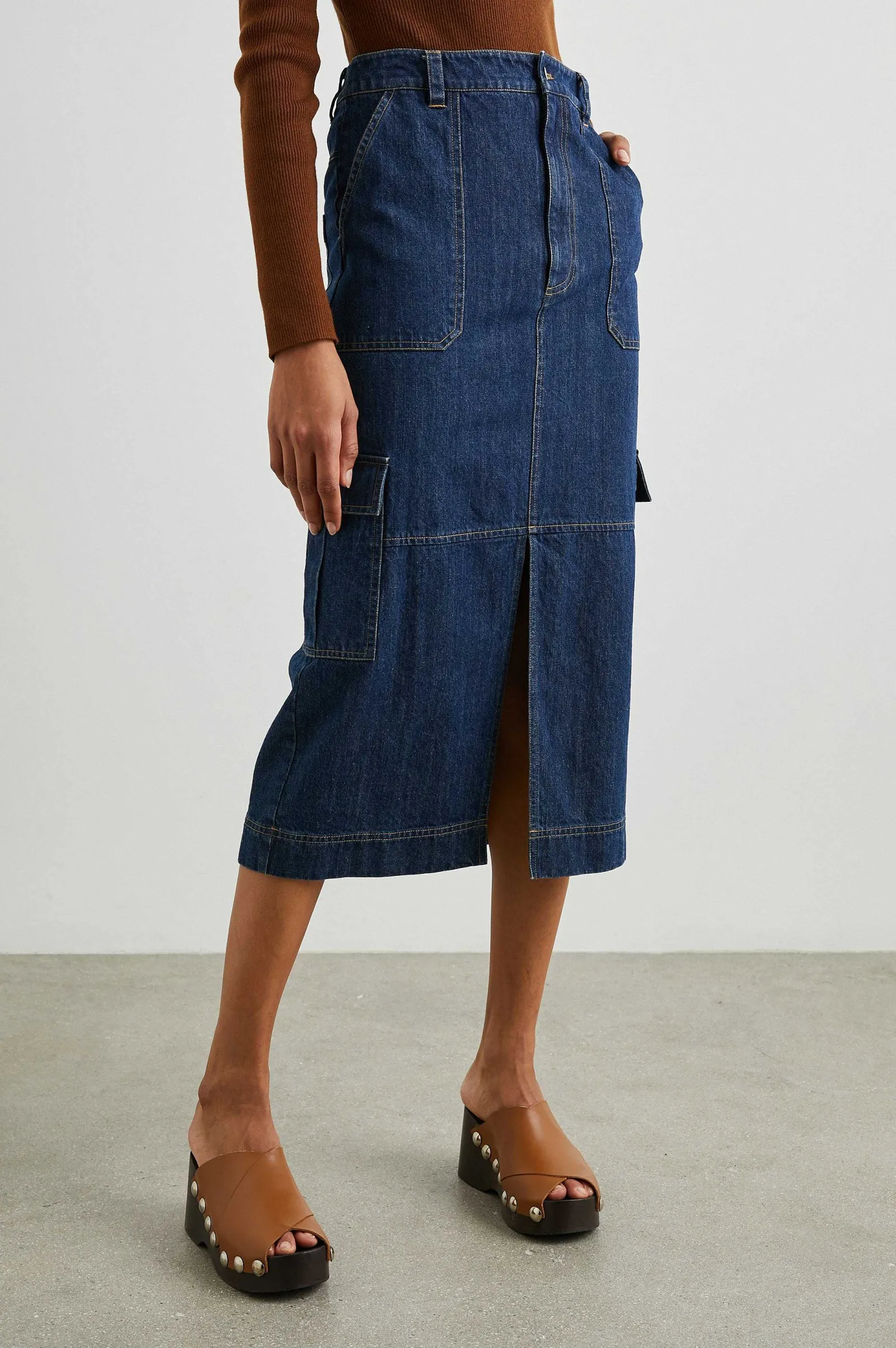 Vrouwen Rails Tasha Rok - Raw Denim