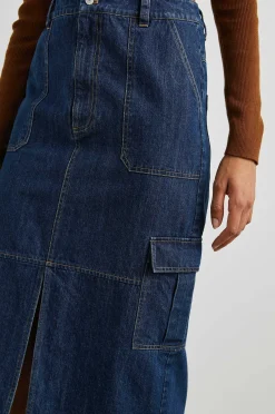 Vrouwen Rails Tasha Rok - Raw Denim