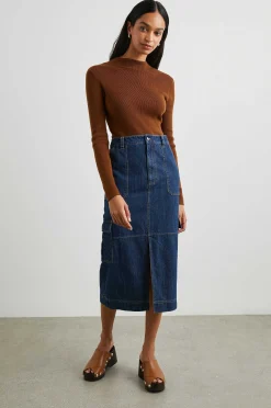 Vrouwen Rails Tasha Rok - Raw Denim