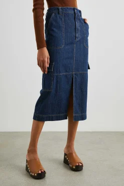 Vrouwen Rails Tasha Rok - Raw Denim
