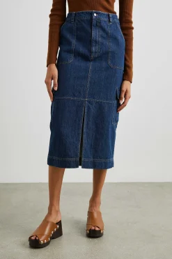 Vrouwen Rails Tasha Rok - Raw Denim