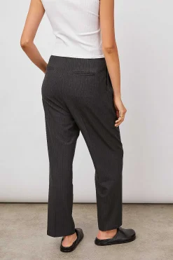 Vrouwen Rails Tay Pant - Houtskool Krijtstreep