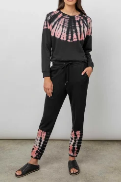 Vrouwen Rails Theo & Kingston Set - Zwarte Bloemblaadje Tie-Dye