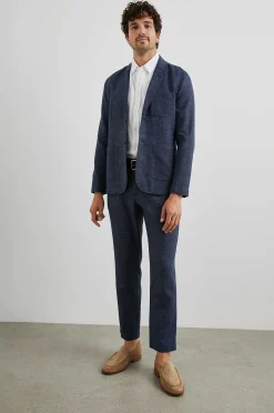 Heren Rails Thomas Pant - Marine Melange
