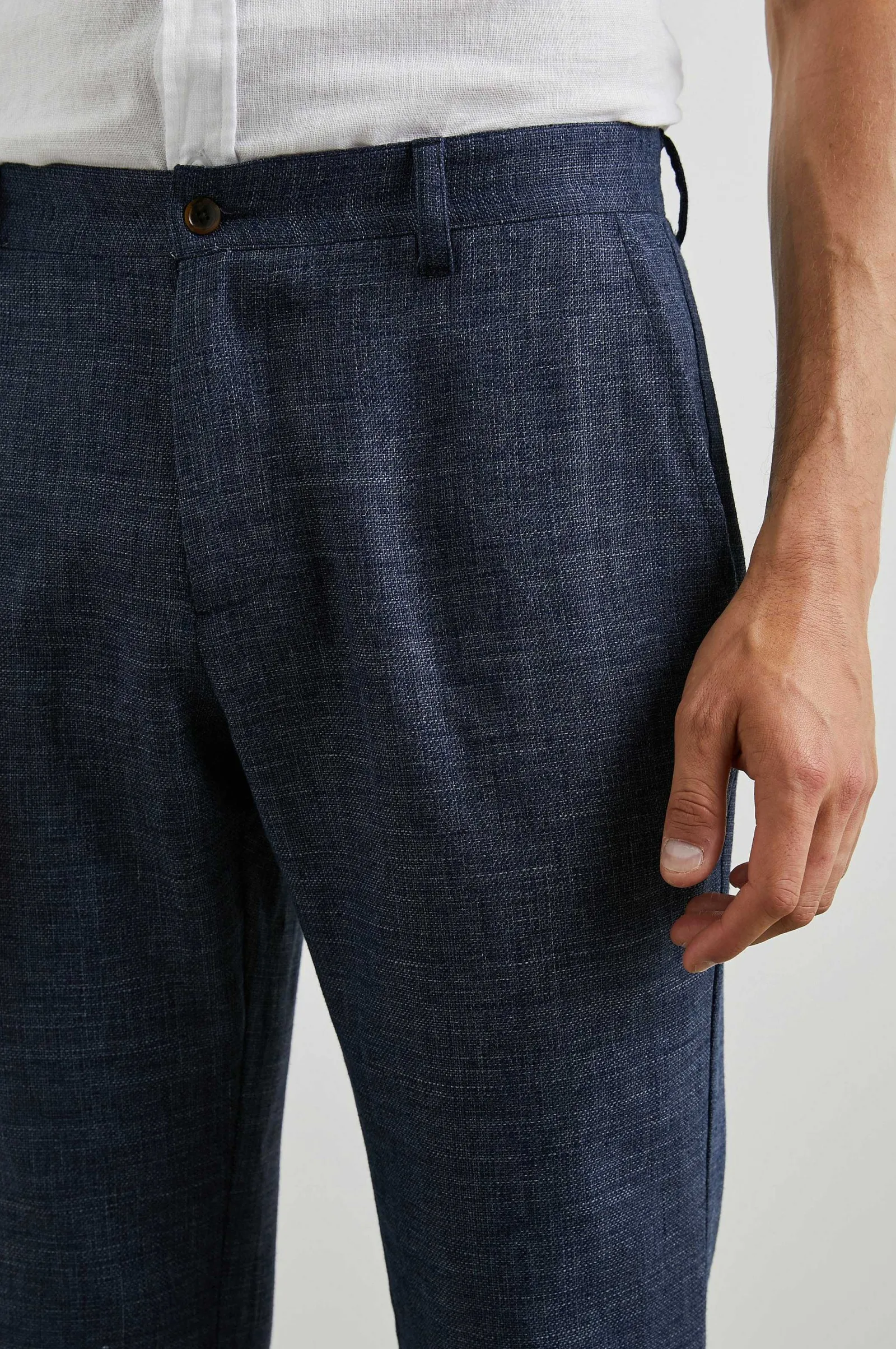 Heren Rails Thomas Pant - Marine Melange