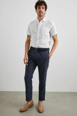Heren Rails Thomas Pant - Marine Melange