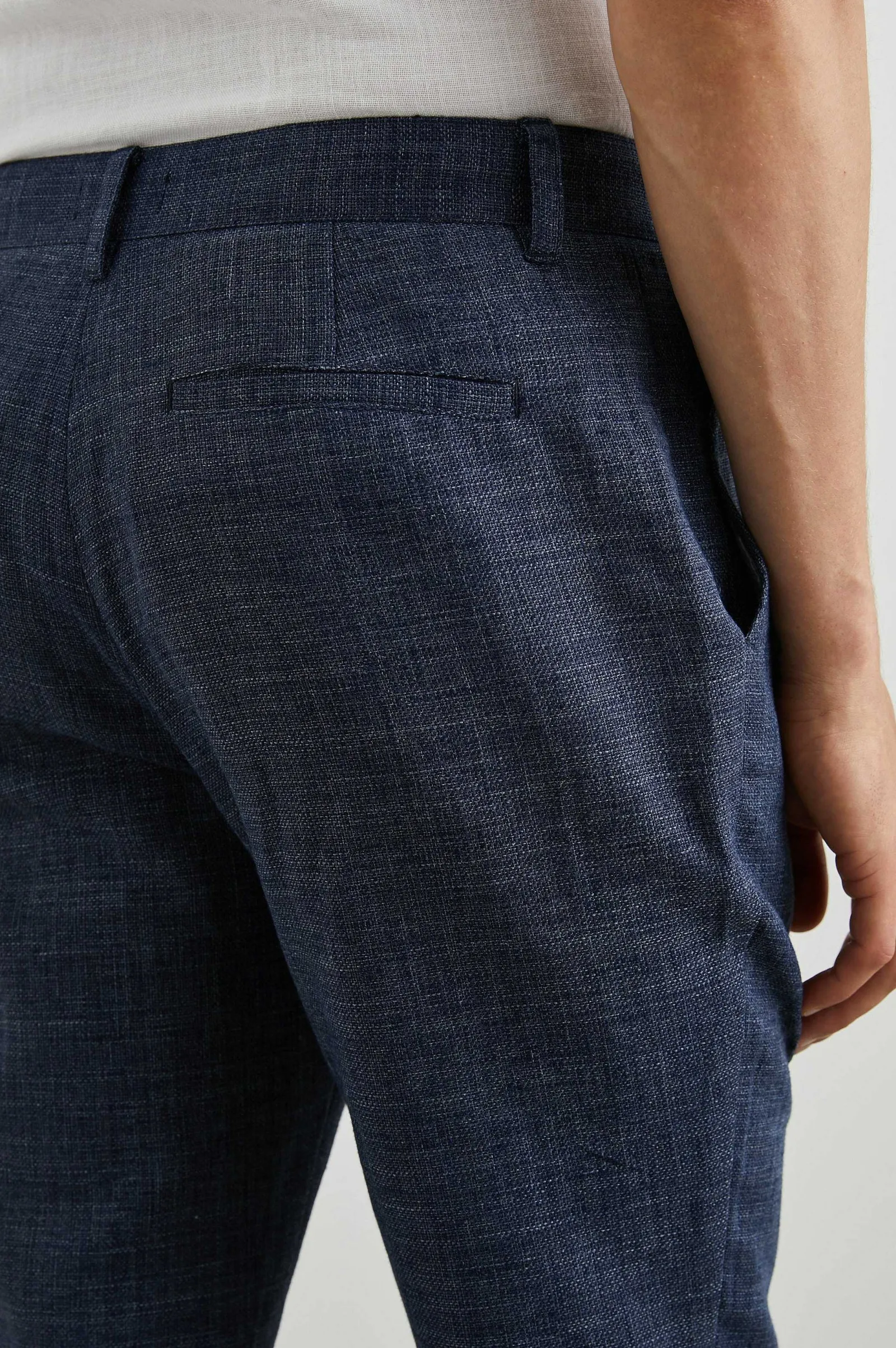 Heren Rails Thomas Pant - Marine Melange