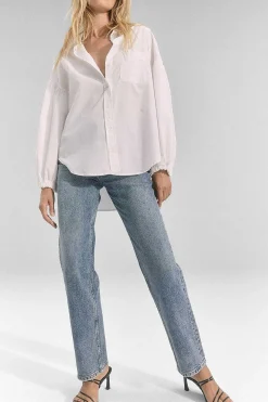 Vrouwen Rails Topanga Straight - Hoge Rise Straight - Zephyr Blauw