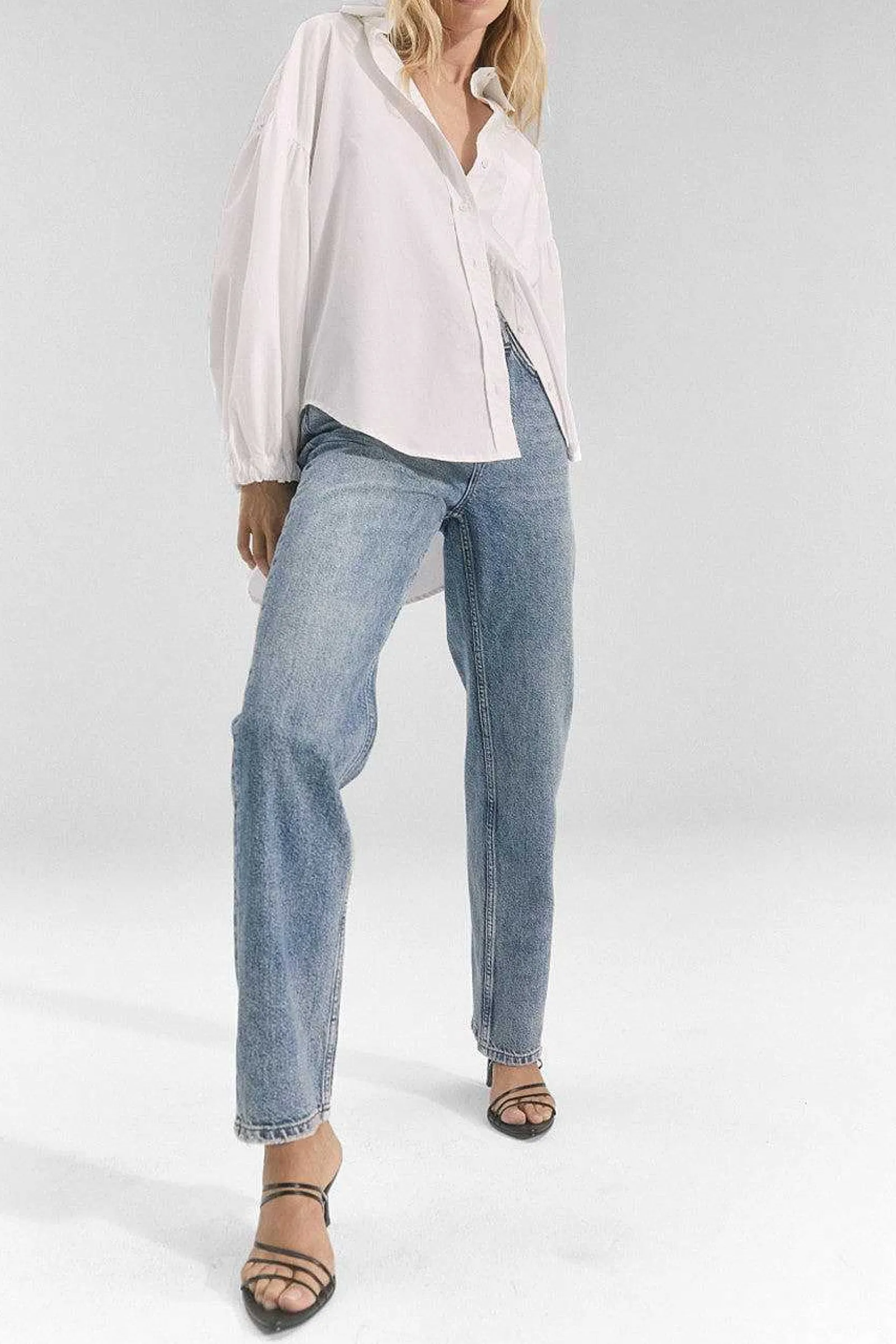 Vrouwen Rails Topanga Straight - Hoge Rise Straight - Zephyr Blauw