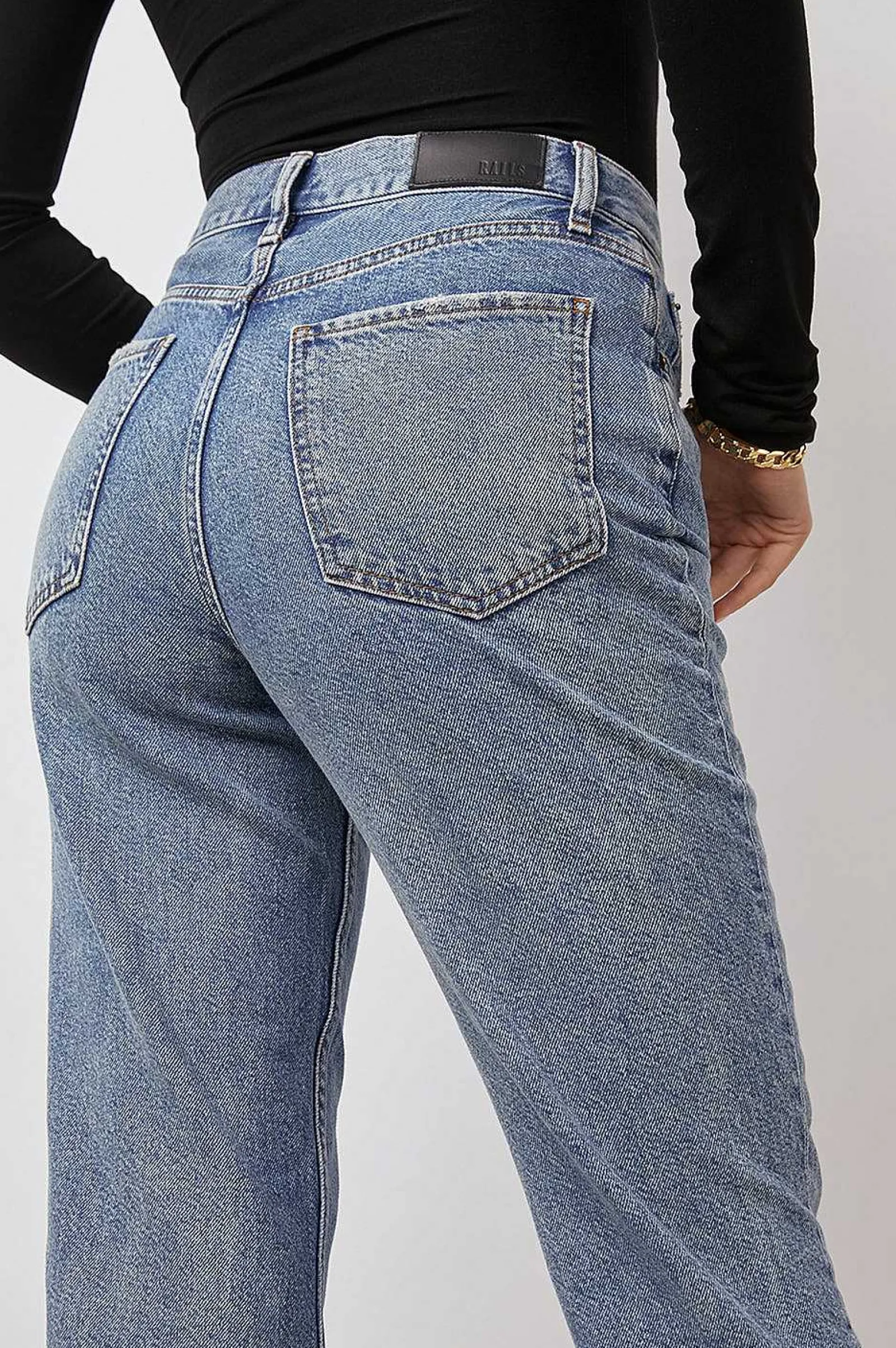 Vrouwen Rails Topanga Straight - Hoge Rise Straight - Zephyr Blauw