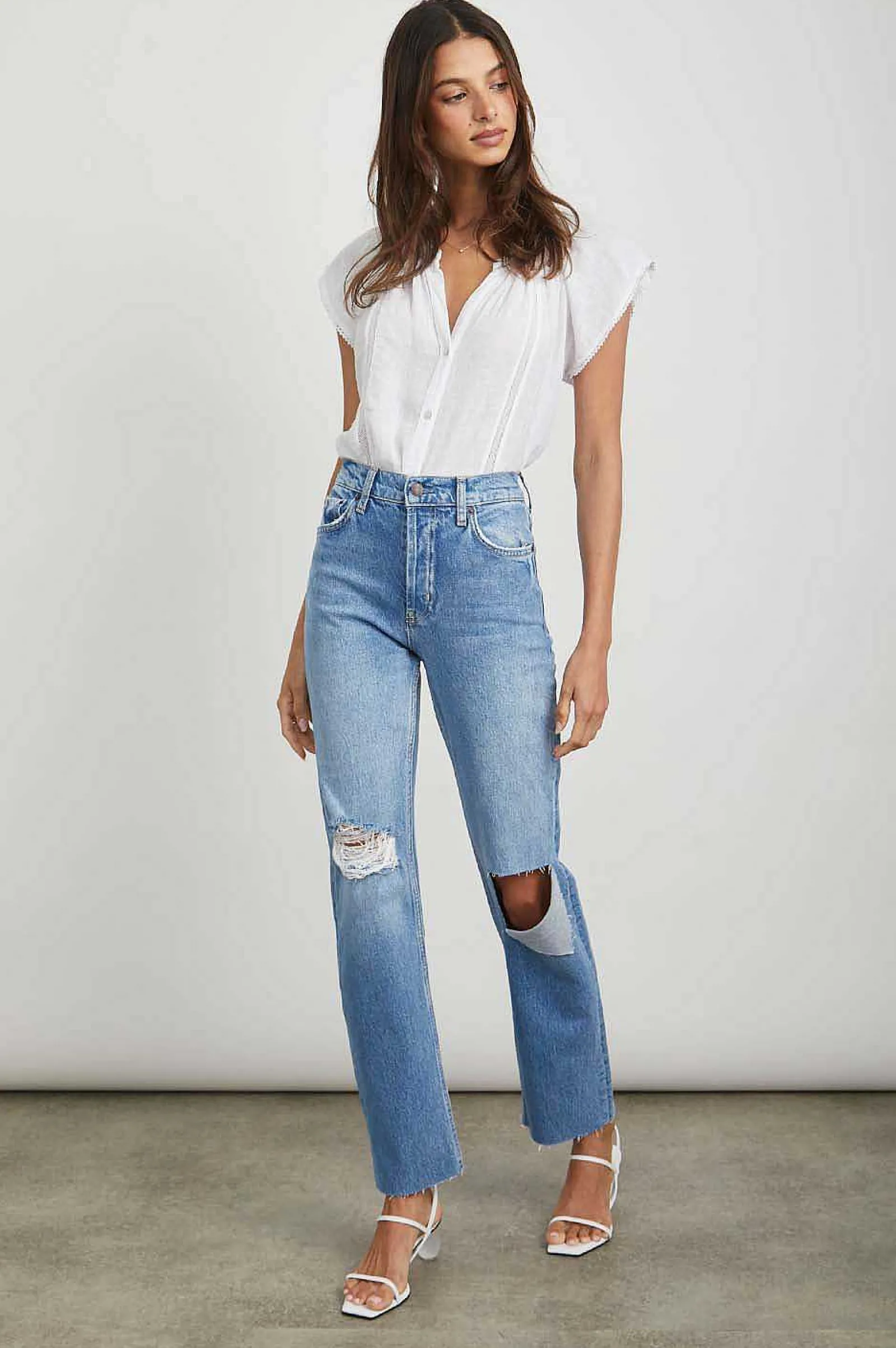 Vrouwen Rails Topanga Straight - Vervaagd Blauw Vernietigen