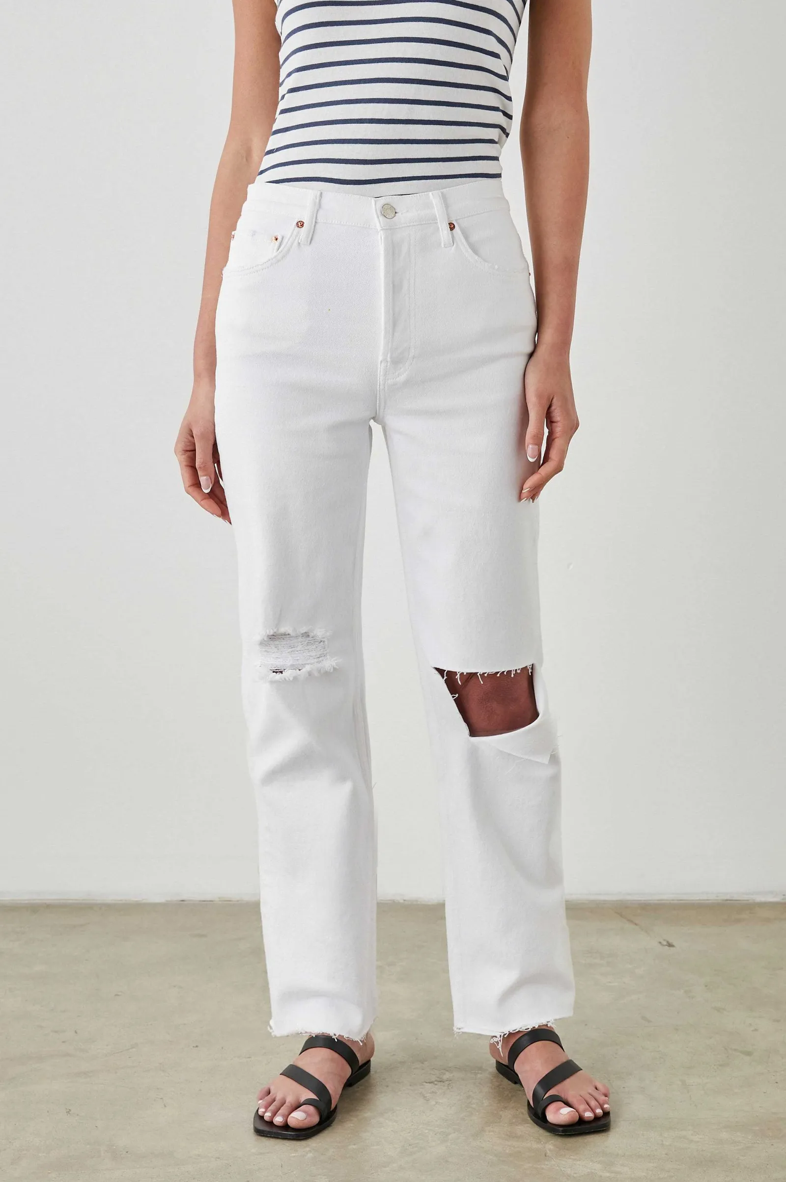 Vrouwen Rails Topanga Straight - Zoutwit Distress