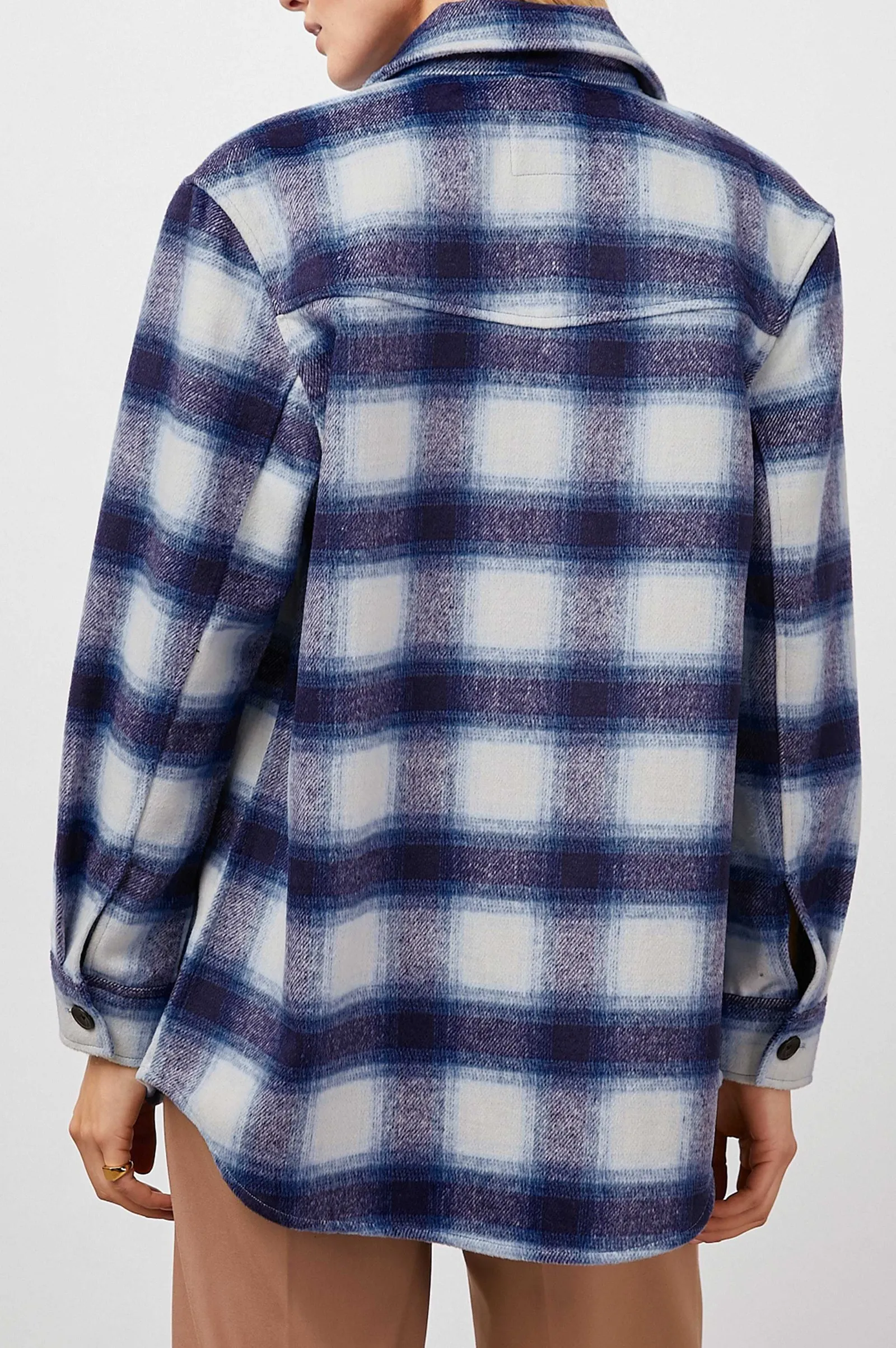 Vrouwen Rails Tripp Shirt Jas - Azure Sapphire