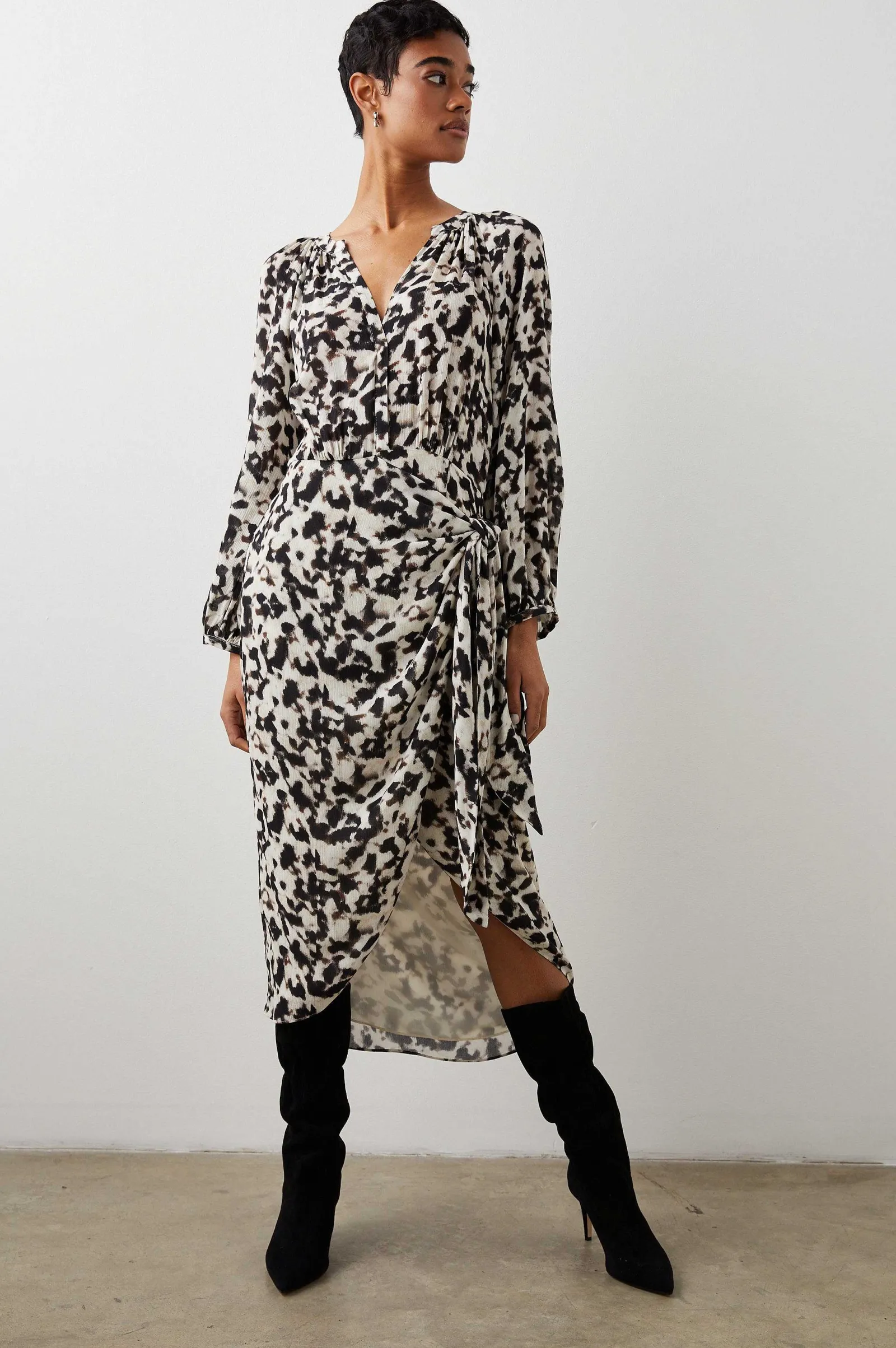 Vrouwen Rails Tyra Jurk - Vage Cheetah
