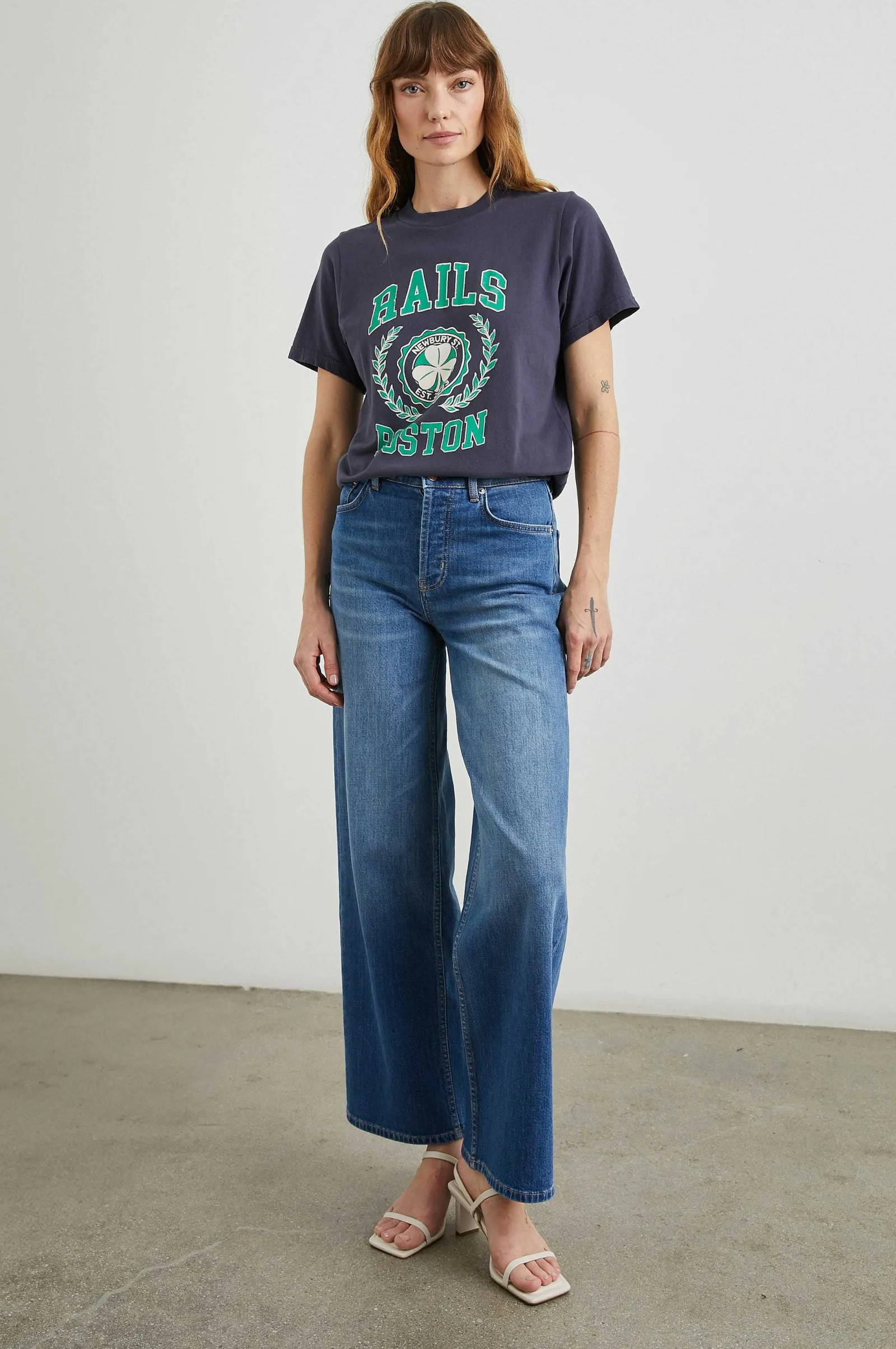 Vrouwen Rails Vriendin T-Shirt - Boston