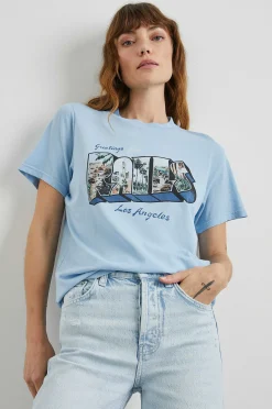 Vrouwen Rails Vriendin T-Shirt - Los Angeles Blauw